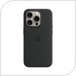 Θήκη Silicon με MagSafe Apple MT1A3 iPhone 15 Pro Μαύρο