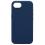 Θήκη Liquid Silicon inos Apple iPhone 16e 5G Velvet Σκούρο Μπλε