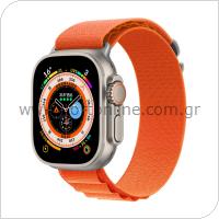 Λουράκι Devia Sport5 Nylon Woven Apple Watch (42/ 44/ 45/ 49mm) Deluxe Πορτοκαλί