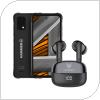 Mobile Phone Hammer Blade 4 (Dual SIM) 128GB 6GB RAM Black + Audeeo AO-TWSLED1