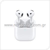 Ακουστικό Bluetooth Apple MXP63 AirPods 4 Λευκό