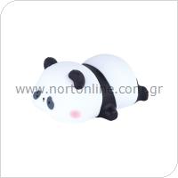 Επαναφορτιζόμενο Φωτιστικό LED GSC Panda 1W RGB Μαύρο-Λευκό