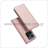 Θήκη Flip Dux Ducis Skin Pro Xiaomi Redmi Note 14 4G Ροζ