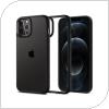 Θήκη TPU & PC Spigen Ultra Hybrid Apple iPhone 12/ 12 Pro Διάφανο-Μαύρο