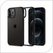 TPU & PC Back Cover Case Spigen Ultra Hybrid Apple iPhone 12/ 12 Pro Clear-Matte Black