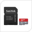 Micro SDXC C10 UHS-I Memory Card SanDisk Ultra 120MB/s 64GB + 1 ADP
