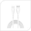 USB 2.0 Cable inos UltraCon USB A to USB C 12W 2m White