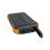 Solar Power Bank Choetech B658 10000mAh With 2 USB A & 1 USB C Ports Black Orange