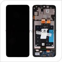LCD with Touch Screen & Front Cover Samsung A057G Galaxy A05s with SUP Board Black (Original)