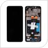 LCD with Touch Screen & Front Cover Samsung A057G Galaxy A05s with SUP Board Black (Original)