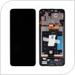 Οθόνη με Touch Screen & Μπροστινή Πρόσοψη Samsung A057G Galaxy A05s με SUP Board Μαύρο (Original)