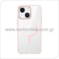 Θήκη TPU & PC Dux Ducis Clin2 Magnetic MagSafe Apple iPhone 14 Διάφανο-Ροζ
