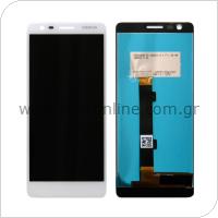 LCD with Touch Screen Nokia 3.1 White (OEM)