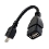 Adaptor USB OTG Host (Female) to Micro USB (Male) Black (Bulk)