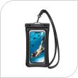 Universal Waterproof Case Spigen A610 for Smartphones up to 6.9'' Black (1 pc)