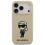 Θήκη Σιλικόνης Karl Lagerfeld Apple iPhone 17 Pro Sketch & Logo Karl Καφέ