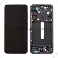 LCD with Touch Screen & Front Cover Samsung G990B Galaxy S21 FE 5G Grey (Original)