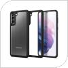 Θήκη TPU & PC Spigen Ultra Hybrid Samsung G990F Galaxy S21/ G991B Galaxy S21 5G Διάφανο-Μαύρο