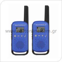 Walkie Talkie Motorola T42 Μπλε (2 τεμ.)