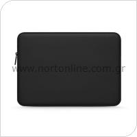 Universal Case Pure Leather for Laptop 13''-14'' Black (Bulk)
