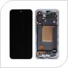 Οθόνη με Touch Screen & Μπροστινή Πρόσοψη Samsung A556B Galaxy A55 5G Μπλε (Original)