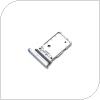 Βάση Κάρτας Sim Samsung G996B Galaxy S21 Plus 5G Ασημί (Original)