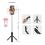 Wireless Selfie Stick & Tripod Blavec Coco P04 with Remote Control for Smartphones with Width 65mm to 95mm Black