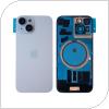 Back Cover Glass Apple iPhone 15 Plus with Magsafe Magnets Blue (OEM)