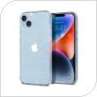 TPU Spigen Liquid Crystal Apple iPhone 14 Glitter Clear