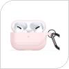 TPU Case Dux Ducis PECB Apple AirPods Pro 2 with Aluminum Hook Pink