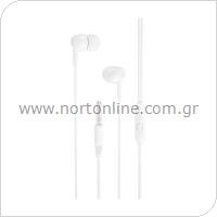 Hands Free Stereo XO EP37 3.5mm White