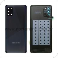 Battery Cover Samsung A315F Galaxy A31 Black (Original)