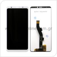LCD with Touch Screen Meizu M8 White (OEM)