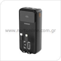 Φορτιστής Ανάγκης Dudao K15MAX PD 22.5W 30000mAh με Καλώδια USB C & Lightning Μαύρο