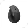 Wireless Mouse Logitech Lift Vertical Ergonomic Graphite Black