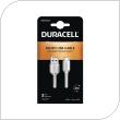 USB 2.0 Cable Duracell USB A to Micro USB 2m White