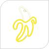 Neon LED Forever Light FLNE10 BANANA (USB/Μπαταρίας & On/Off) Κίτρινο