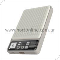Wireless Power Bank Devia S28 Magnetic 22.5W 10000mAh Extreme Speed Ivory (Easter24)