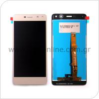 LCD with Touch Screen Huawei Y6 (2017) Gold (OEM)