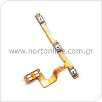 On/Off Flex Cable Xiaomi Redmi 9 with Side Keys (OEM)