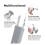 Multifunctional Cleaning Kit AhaStyle WG92 5in1 White