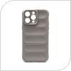 Θήκη Shield TPU inos Apple iPhone 14 Pro Max Stripes Ανοιχτό Γκρι