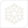 Neon LED Forever Light FLNE20 CHRISTMAS SNOWFLAKE (USB/Μπαταρίας & On/Off) Λευκό