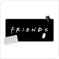 Mousepad Warner Bros Friends 002 80x40cm Μαύρο (1 τεμ)