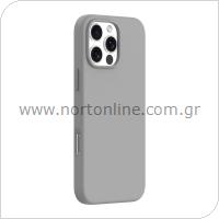 Θήκη Silicon Magnetic Devia Apple iPhone 16 Pro Nature Γκρι-Λευκό