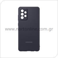 Silicon Cover Samsung EF-PA725TBEG A725F Galaxy A72 4G Μαύρο