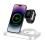 Wireless Magnetic Charging Pad Bracket 3in1 Devia EA405 15W for Apple Airpods, iPhone & iWatch Smart White
