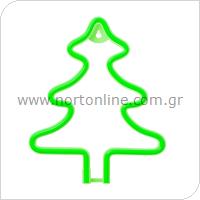 Neon LED Forever Light FLNE16 CHRISTMAS TREE (USB/Μπαταρίας & On/Off) Πράσινο