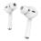 Silicon Earhooks with Case AhaStyle PT66 Apple Earpods & Airpods Enhanced Sound White (3 pairs)