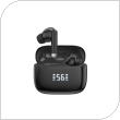 True Wireless Bluetooth Earphones Foneng BL159 with Digital Display Black